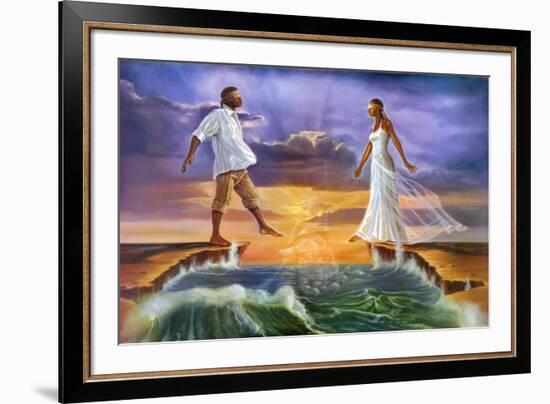 Step Out on Faith-Kevin A^ Williams-Framed Art Print