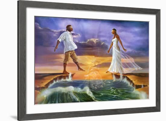 Step Out on Faith-Kevin A^ Williams-Framed Art Print