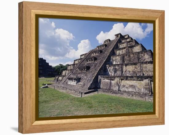 Step Pyramid at El Tajin Archaeological Site-Danny Lehman-Framed Premier Image Canvas