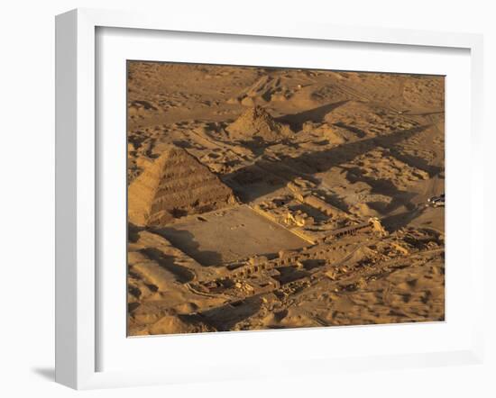 Step Pyramid of Djoser, Saqqara, Old Kingdom, Egypt-Kenneth Garrett-Framed Photographic Print