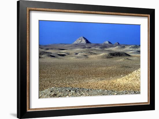 Step Pyramid of King Djoser (Zozer) in the Distance, Saqqara, Egypt, 3rd Dynasty, C2600 Bc-Imhotep-Framed Photographic Print