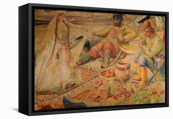 Stepan Razin-Boris Michaylovich Kustodiev-Framed Premier Image Canvas