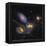 Stephan's Quintet, a Grouping of Galaxies in the Constellation Pegasus-null-Framed Premier Image Canvas