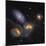 Stephan's Quintet, a Grouping of Galaxies in the Constellation Pegasus-null-Mounted Photographic Print