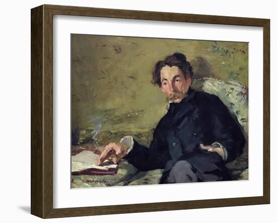 Stephane Mallarme (1842-98) 1876-Edouard Manet-Framed Giclee Print