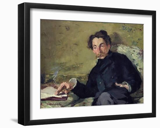 Stephane Mallarme (1842-98) 1876-Edouard Manet-Framed Giclee Print