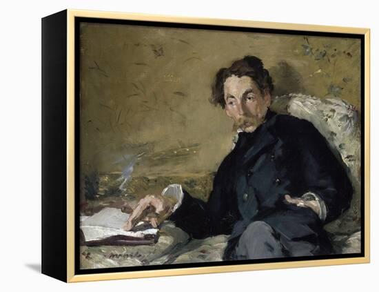 Stéphane Mallarmé by ‰Douard Manet-Édouard Manet-Framed Premier Image Canvas