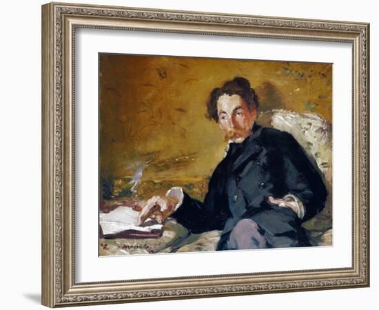 Stephane Mallarme-Edouard Manet-Framed Giclee Print