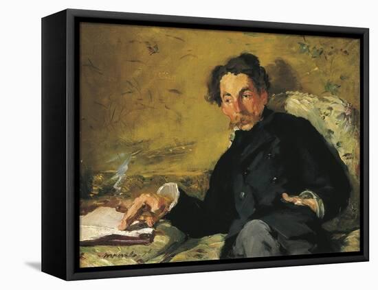 Stephane Mallarme-Edouard Manet-Framed Stretched Canvas