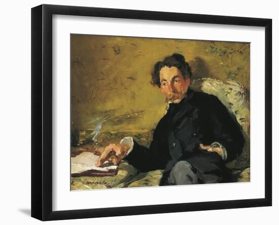 Stephane Mallarme-Edouard Manet-Framed Art Print