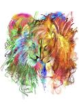 Lion Head-Stephanie Analah-Giclee Print