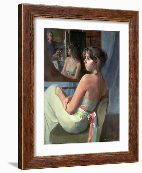 Stephanie in Profile, 1979-John Stanton Ward-Framed Giclee Print