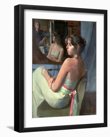 Stephanie in Profile, 1979-John Stanton Ward-Framed Giclee Print