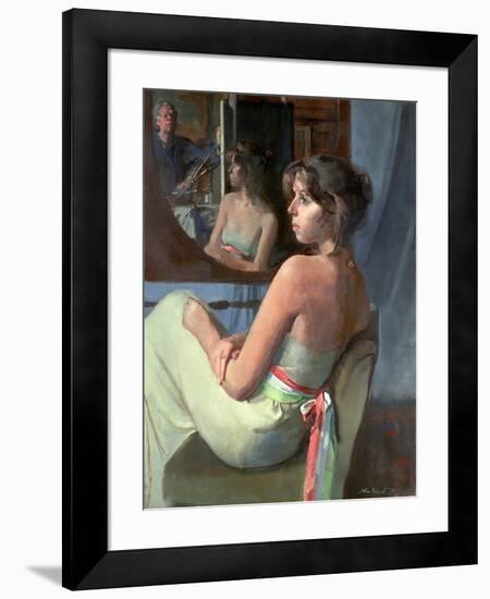 Stephanie in Profile, 1979-John Stanton Ward-Framed Giclee Print