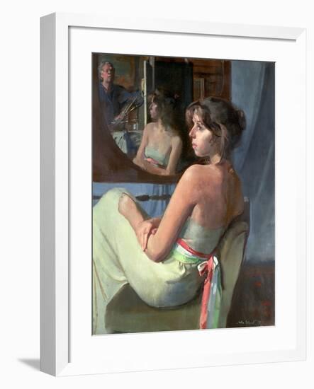 Stephanie in Profile, 1979-John Stanton Ward-Framed Giclee Print