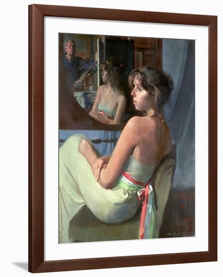 Stephanie in Profile, 1979-John Stanton Ward-Framed Giclee Print