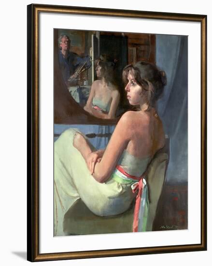 Stephanie in Profile, 1979-John Stanton Ward-Framed Giclee Print