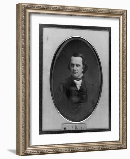 Stephen A. Douglas, American Politician-Science Source-Framed Giclee Print