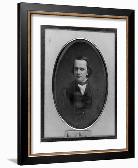 Stephen A. Douglas, American Politician-Science Source-Framed Giclee Print