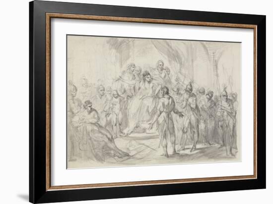 Stephen Brought Prisoner to Empress Mathilda-Henry Singleton-Framed Giclee Print