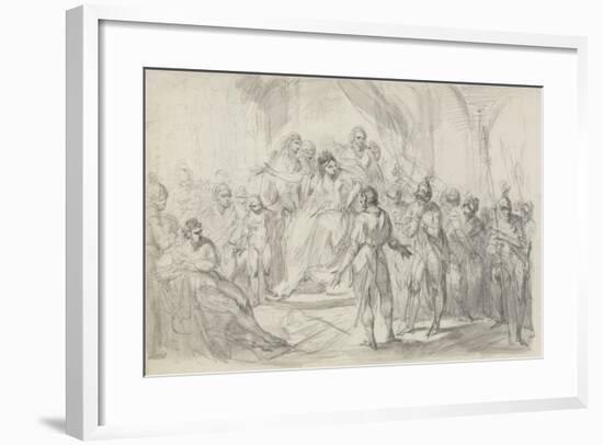 Stephen Brought Prisoner to Empress Mathilda-Henry Singleton-Framed Giclee Print