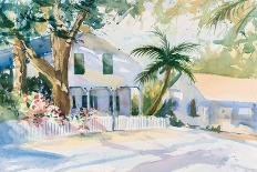 Bermuda Watercolor-Stephen Calcasola-Art Print