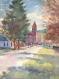 Church Street, Pittsfield MA-Stephen Calcasola-Art Print