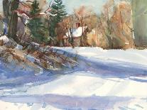 Snow Shadows-Stephen Calcasola-Art Print