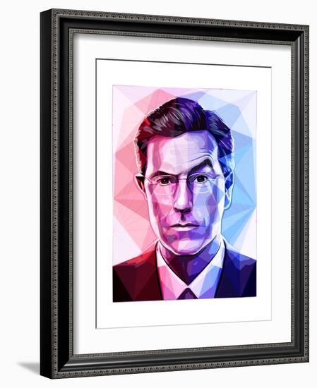 Stephen Colbert-Enrico Varrasso-Framed Premium Giclee Print