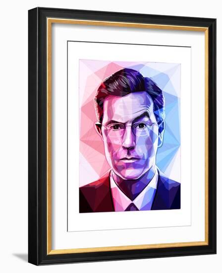 Stephen Colbert-Enrico Varrasso-Framed Premium Giclee Print