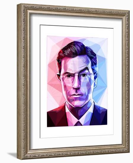Stephen Colbert-Enrico Varrasso-Framed Art Print