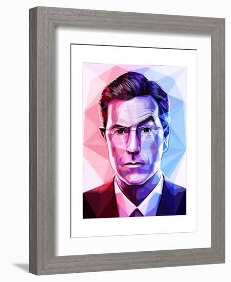 Stephen Colbert-Enrico Varrasso-Framed Art Print