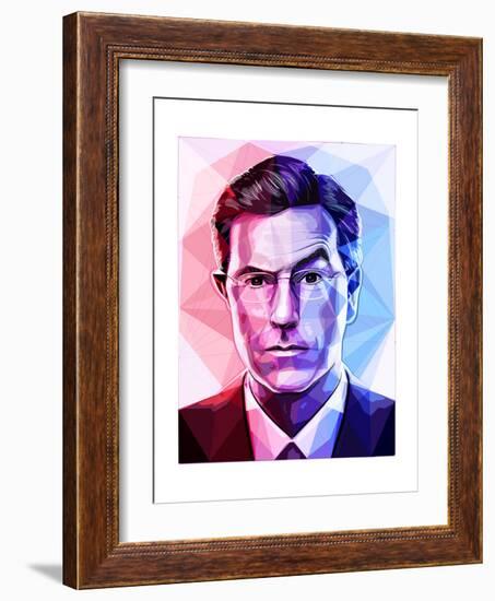 Stephen Colbert-Enrico Varrasso-Framed Art Print