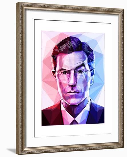 Stephen Colbert-Enrico Varrasso-Framed Art Print