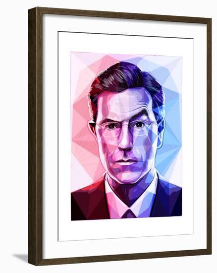 Stephen Colbert-Enrico Varrasso-Framed Art Print