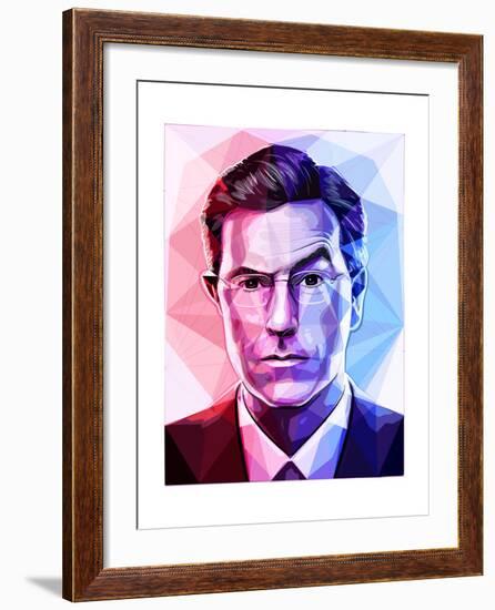 Stephen Colbert-Enrico Varrasso-Framed Art Print