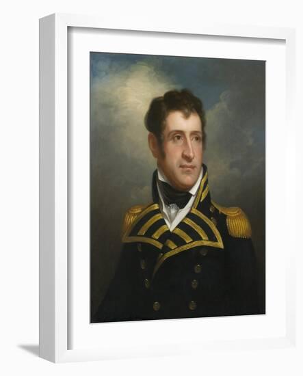 Stephen Decatur (1779-1820), 1817 (Oil on Canvas)-Rembrandt Peale-Framed Giclee Print