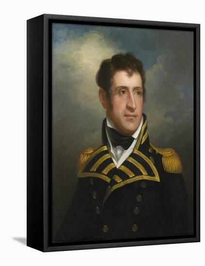 Stephen Decatur (1779-1820), 1817 (Oil on Canvas)-Rembrandt Peale-Framed Premier Image Canvas