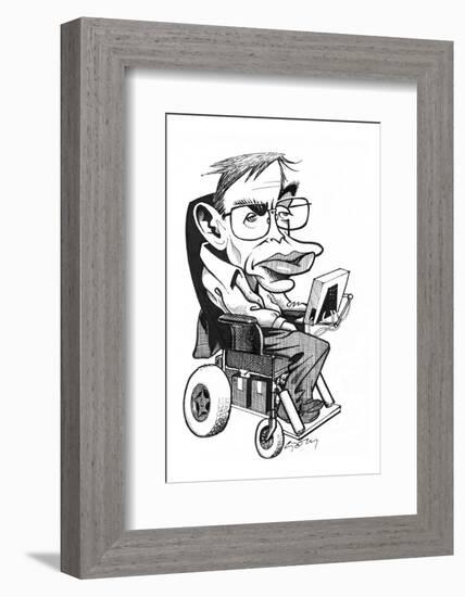 Stephen Hawking, British Physicist-Gary Gastrolab-Framed Photographic Print