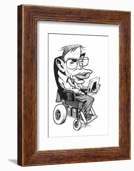 Stephen Hawking, British Physicist-Gary Gastrolab-Framed Photographic Print