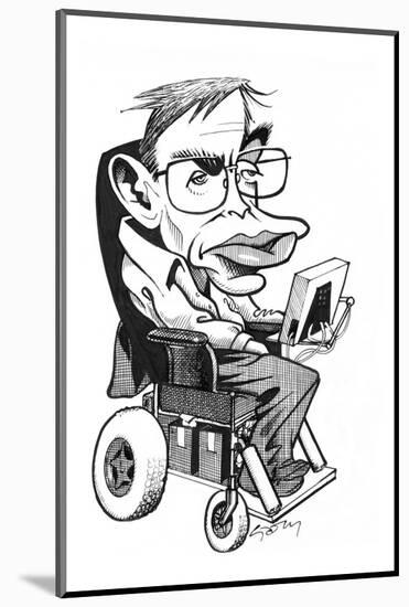 Stephen Hawking, British Physicist-Gary Gastrolab-Mounted Photographic Print