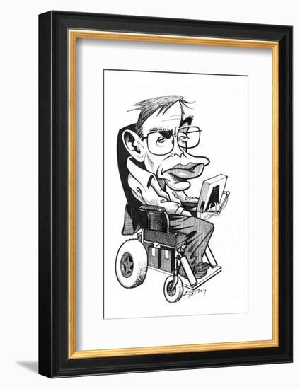 Stephen Hawking, British Physicist-Gary Gastrolab-Framed Photographic Print