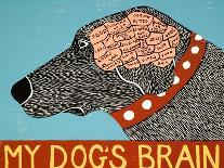 My Dogs Brain-Stephen Huneck-Giclee Print