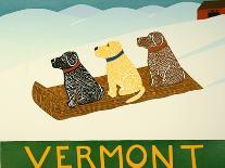 Vermont Sled Dogs-Stephen Huneck-Giclee Print