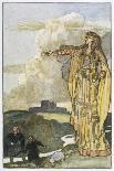The Druid Warns Maeve About Cuchulain-Stephen Reid-Framed Art Print