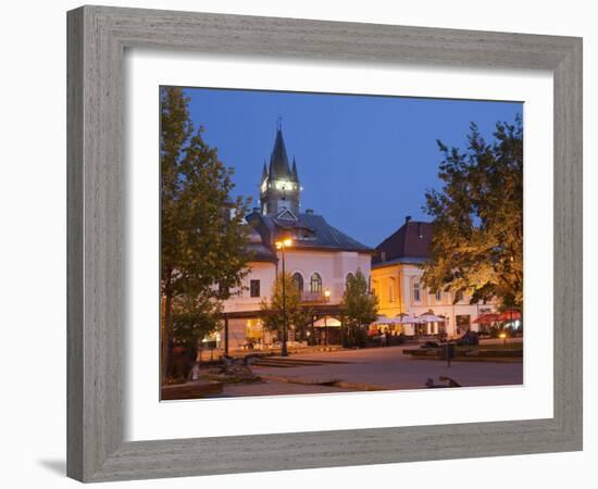 Stephen's Tower, Libertatii Square, Baia Mare, Maramures, Romania, Europe-Marco Cristofori-Framed Photographic Print