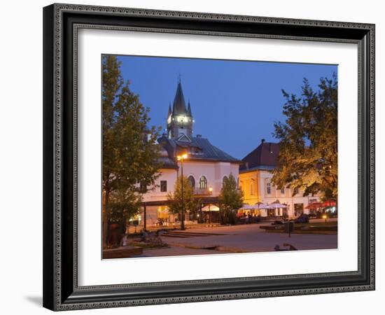 Stephen's Tower, Libertatii Square, Baia Mare, Maramures, Romania, Europe-Marco Cristofori-Framed Photographic Print