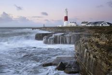 Bracelet Bay and Mumbles Lighthouse, Mumbles, Wales-Stephen Spraggon-Photographic Print