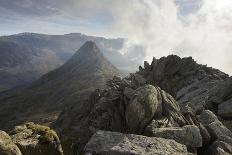 Tryfan, viewed from the top of Bristly Ridge on Glyder Fach, Snowdonia, Wales, United Kingdom, Euro-Stephen Spraggon-Photographic Print