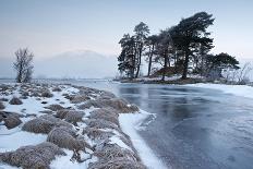 A Frozen Loch Tull at the Start of a New Day-Stephen Taylor-Photographic Print